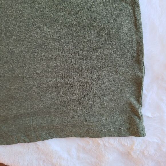 J. Crew Olive Green Boatneck Tee (Size XXS) - Picture 4 of 6